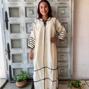 Vestido Sirena manga larga 100% Lino