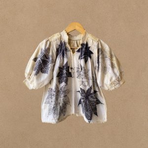 Blusa Sirena Estampado Botánico Niña