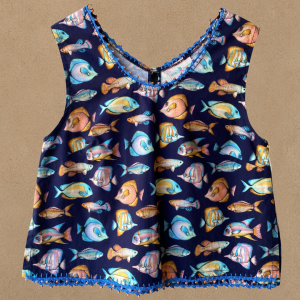 Top de Algodón Estampado MOD 133