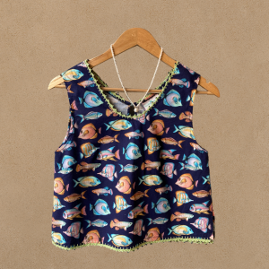 Top de Algodón Estampado MOD 400