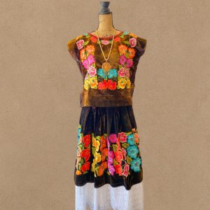 Traje de gala del Istmo de Tehuantepec Café
